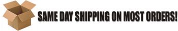 Most Orders Ship The Same Day!